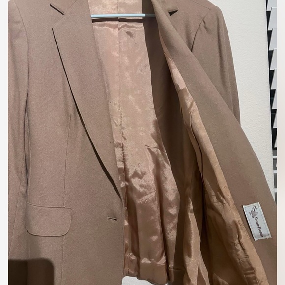 Evan Picone Tan Sport Coat with Notched Lapels and Modern Fit - Picture 1 of 2
